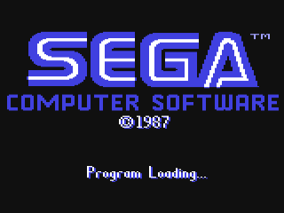 Out Run title screen for Commodore 64